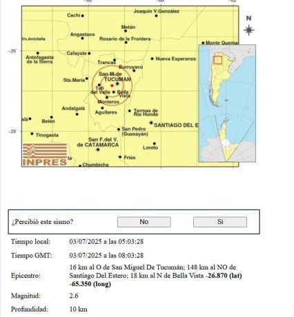 El segundo sismo se sintió a las 5 am. El segundo sismo se sintió a las 5 am.