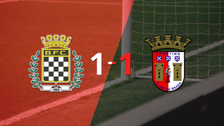 boavista logro sacar el empate de local frente a sc braga