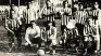 The formation of the Argentine team against Brazil, in the first edition of the Cup.