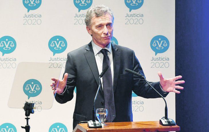 elogio. Ante jueces federales y la plana ministerial, el presidente Mauricio Macri elogió la independencia de la Justicia que impulsó durante su gobierno&nbsp;