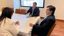 Catamarca. Marcelo Murúa, Manuel Gómez Bello y Susana de la Colina analizaron los desafíos para los proveedores locales.