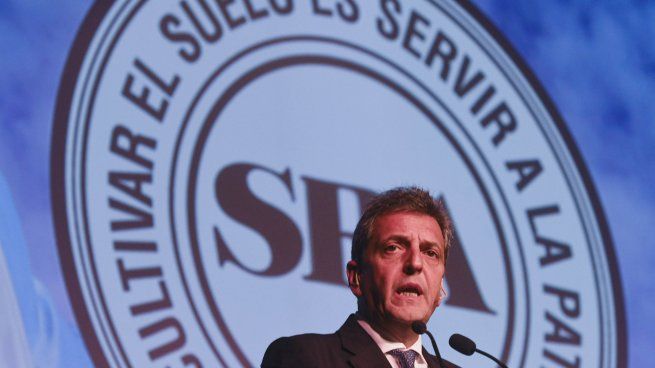 El ministro de Economía y precandidato presidencial por Unión por la Patria (UxP), Sergio Massa.
