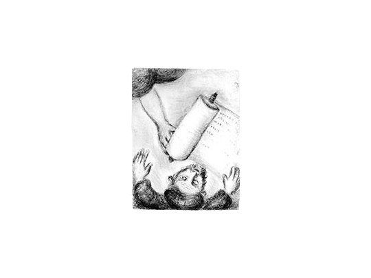 «La vocaciónde Ezequiel»de la serie «LaBiblia», uno delos textos queinspiraron aMarc Chagall,así como obrasde Gogol,Giradoux,Jacob yMorand, entreotros.