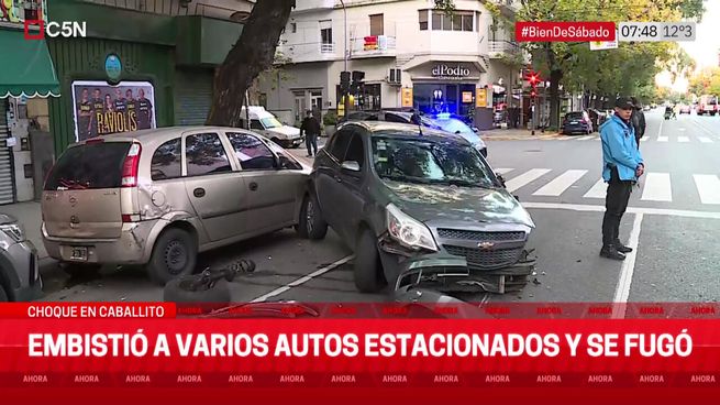 Choque en Caballito.&nbsp;