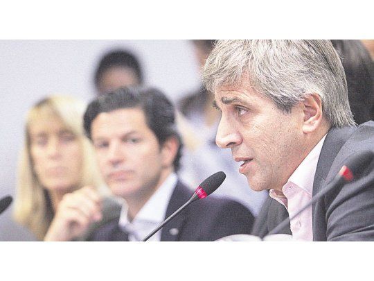 Proyecto. El secretario de Finanzas, Luis Caputo, explicó ante un plenario de comisiones, detalles del proyecto de la ley de mercado de capitales.