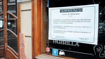 Sorrento cerró sus puertas hace pocas semanas&nbsp;