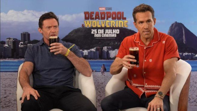 Ambos actores de Hollywood probaron el Fernet y brindaron detalles sobre la nueva película de Marvel.