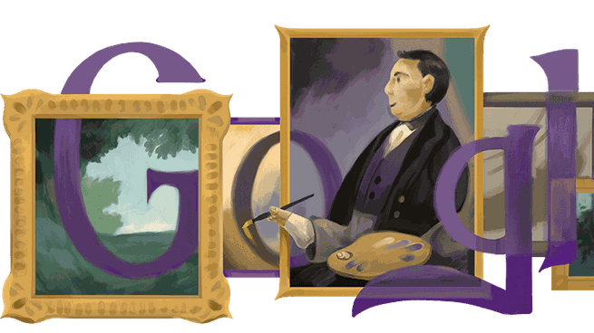 Goodle homenajeó a un artista francés. 