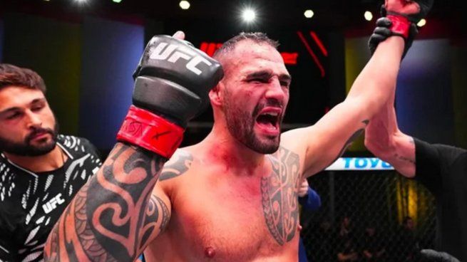 El argentino Santiago Ponzinibbio pisó fuerte en UFC