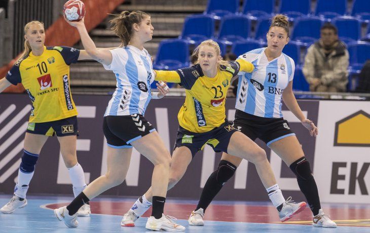 Argentina cay&oacute; ante Suecia en el Mundial de Handball.