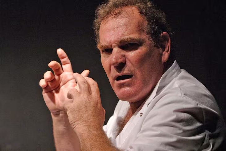 Hugo Kohan, atacado por un enjambre de abejas. Hugo Kohan, atacado por un enjambre de abejas.