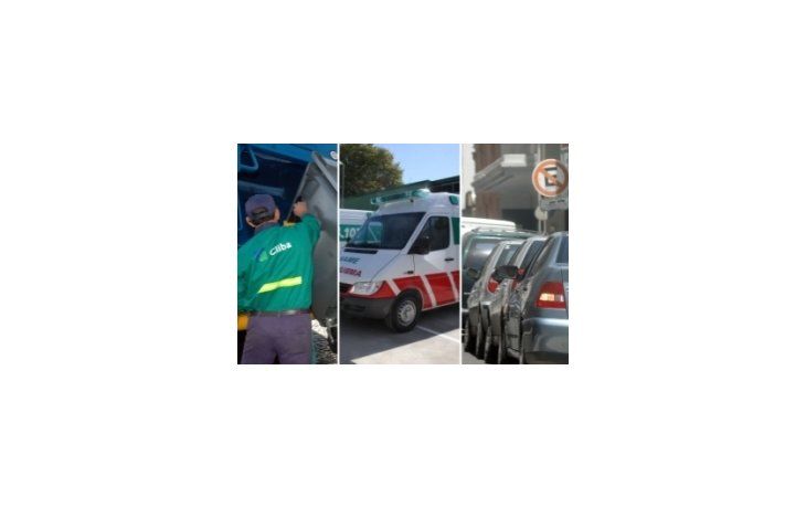 Cronograma de servicios públicos en la Ciudad por las fiestas