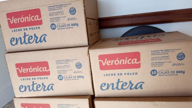 Lácteos Verónica llegó a procesar un millón de litros de leche por día y hoy tiene sus tres plantas paralizadas. 