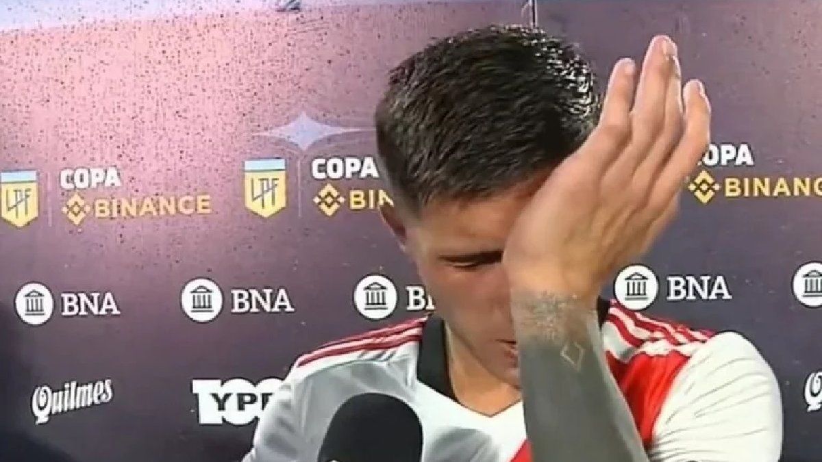 The emotion of Enzo Fernández: “I always dreamed of being applauded at the Monumental”