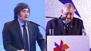 Javier Milei y Alejandro Vaccaro.&nbsp;