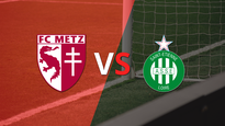 saint etienne se lo empato a metz en el estadio stade saint-symphorien