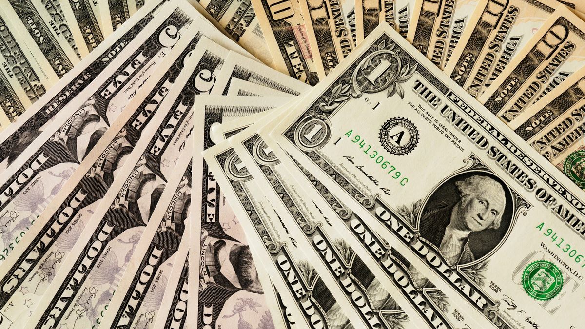 The dollar rose 0.24% and climbs into the  range