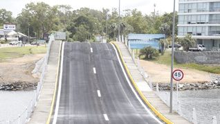 Luego de varios meses de obra, quedó inaugurado el Puente de la Barra.