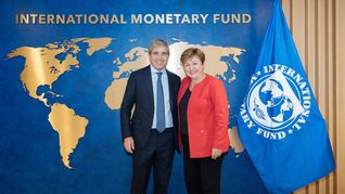 El ministro Luis Caputo y la titular del FMI, Kristalina Georgieva, volverán a encontrarse. El ministro Luis Caputo y la titular del FMI, Kristalina Georgieva, volverán a encontrarse.