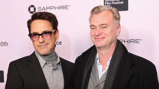 Robert Downey Jr. y Christopher Nolan.