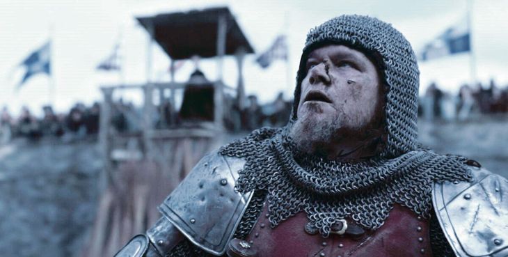 Duelo. Matt Damon en las intrigas medievales de Ridley Scott.