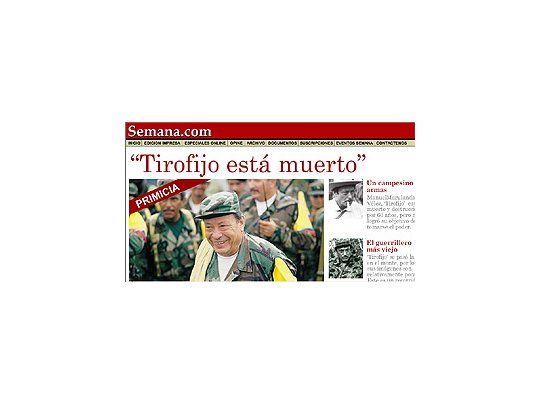 Aseguran que el máximo jefe de las FARC está muerto