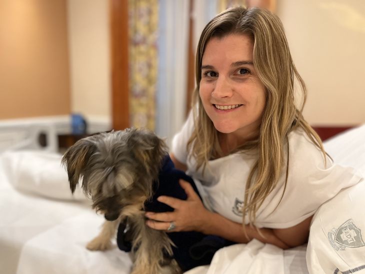 The presence of pets is part of the integral approach to patients' well -being.