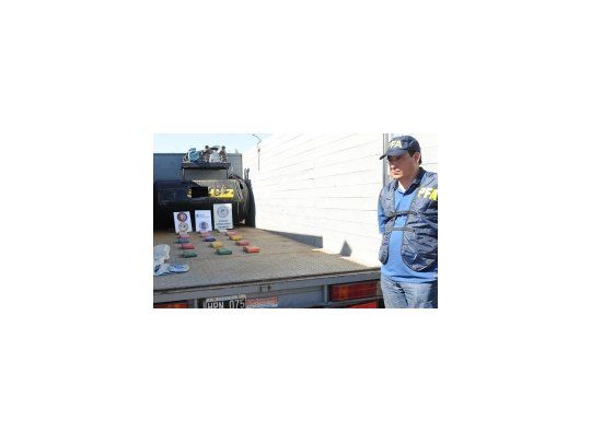 La droga fue encontrada en un camión secuestrado.