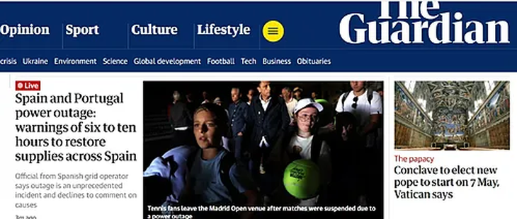 The Guardian diario de Gran Bretaña. The Guardian diario de Gran Bretaña.