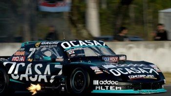 leonel pernia gano la final en parana tras el abandono de aguirre
