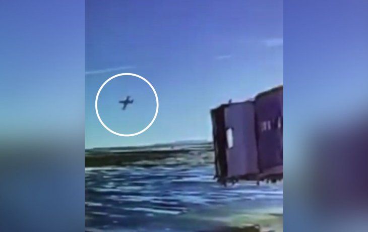 El avión es un Lear 35A que se precipitó a tierra cerca de las 14.30