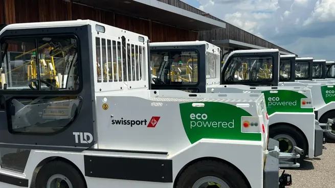El gigante Swissport invertirá 1.500 millones de euros en cinco años para electrificar su flota de vehículos para servicios en tierra.