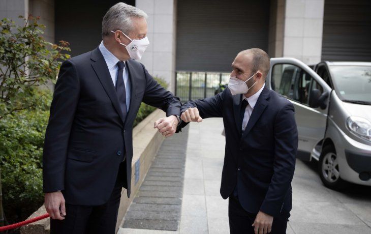 ámbito.com | Guzmán Francia ministro de Finanzas francés Bruno Le Maire abril 2021