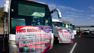Nuevo bloqueo de transportistas. Nuevo bloqueo de transportistas.