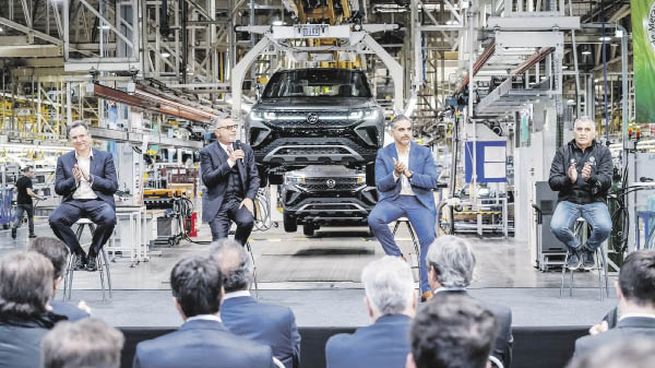 Escenario. El anuncio de ayer se hizo durante un acto en la planta de Volkswagen en General Pacheco.