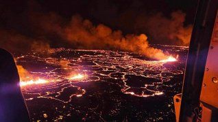 La erupción del volcán en Islandia