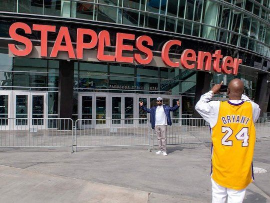 El Staples Center, la casa de los Lakers.