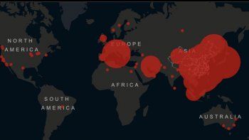 El coronavirus se expande. Los nuevos casos superan a los contagios en China.