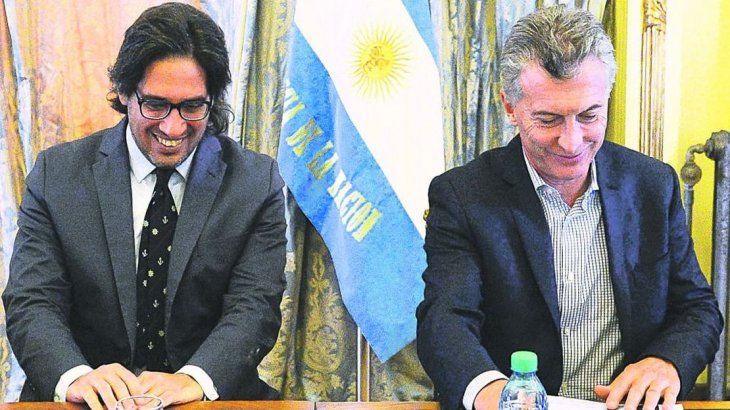 Mauricio Macri y Germán Garavano, los máximos artífices de la Mesa Judicial M que operó durante el gobierno de Cambiemos.