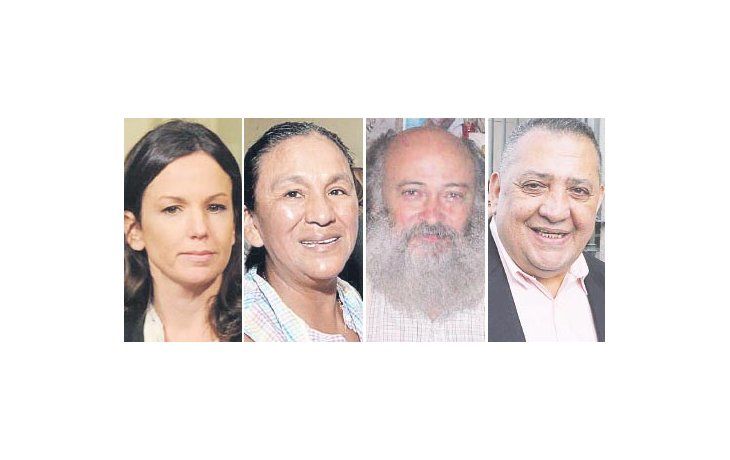Carolina Stanley, Milagro Sala, Emilio Pérsico y Luis D’Elía