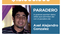González, nacido el 9 de julio de 2004 y con último domicilio en el barrio Takay de Puerto Tirol, fue visto por última vez el 17 de mayo de 2026, cerca de las 2 de la madrugada, en el barrio Anunciación de la localidad de Fontana.