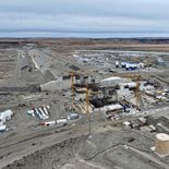La represa Jorge Cepernic, en Santa Cruz. La represa Jorge Cepernic, en Santa Cruz.
