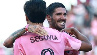 De Paul y su primera asistencia en Inter Miami.