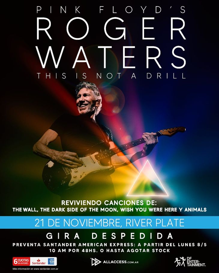 Roger Waters returns with his farewell tour to Argentina: how and where to buy tickets