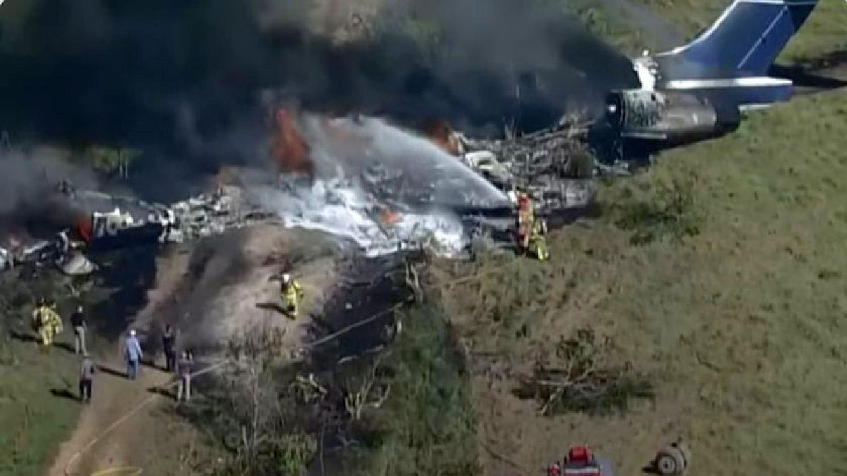 Se estrelló un avión en Texas con 21 personas a bordo