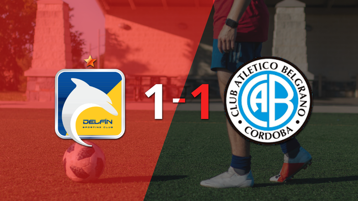 Delfín y Belgrano se reparten los puntos y empatan 1-1