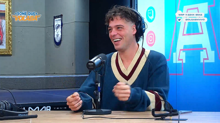 El influencer fue uno de los primeros invitados al programa que comenzó esta semana.