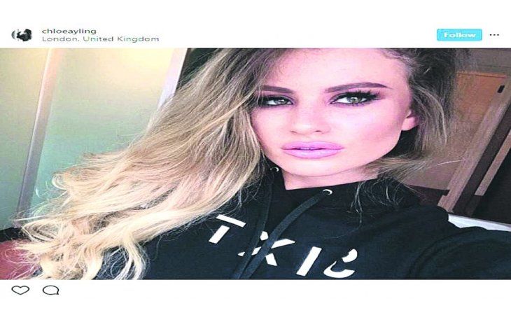 La modelo. La joven Chloe Ayling, de 20 años, estuvo secuestrada durante seis días y los captores intentaron “subastarla” por internet.
