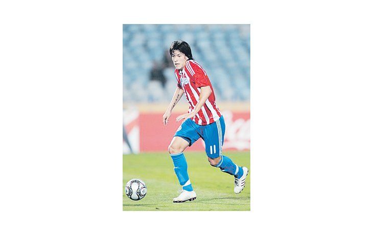 Éste es Federico Santander, el delantero de 20 años y 1,87 de altura que contratará Racing. Jugó en Guaraní y estuvo un año en el Toulouse de Francia.