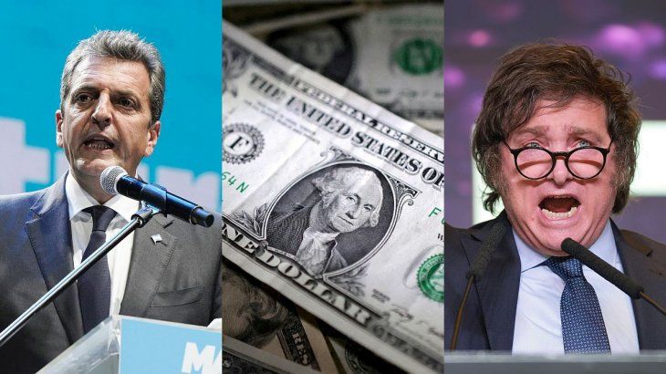Massa y Milei proponen dos políticas monetarias distintas. Massa y Milei proponen dos políticas monetarias distintas.